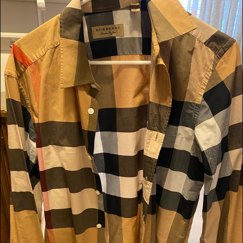 Burberry stretch poplin